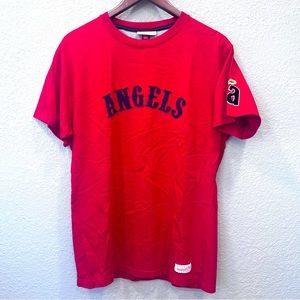 Mitchell & Ness Throwback Angels Halos Shirt Large California Angels 2008